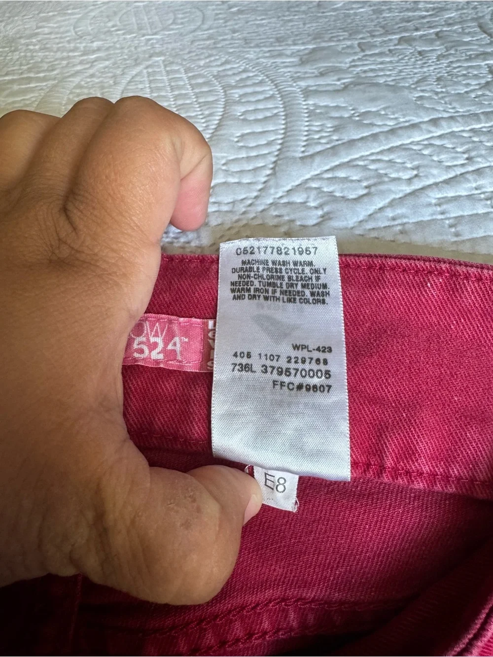 Levi’s Too Superlow Size 24 Red Bermuda Jean Shorts Y2K Low Rise Jorts